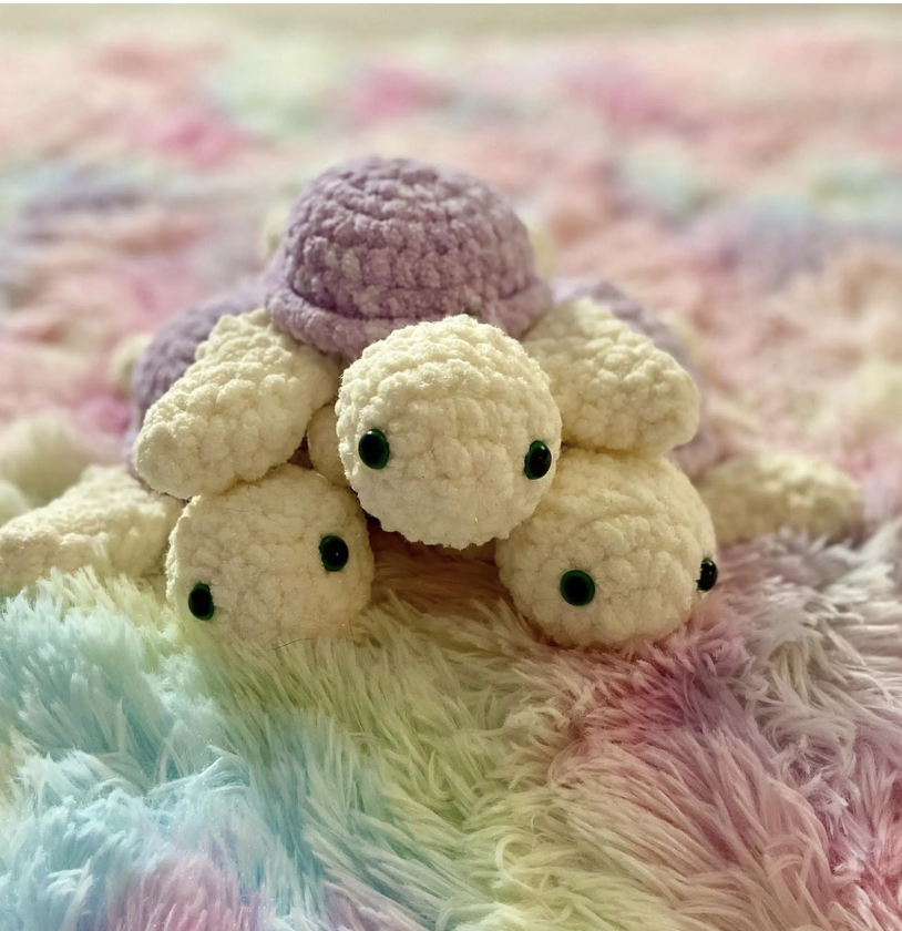 Lavender “Buds” Crocheted Animals Lavender “Buds” Crocheted Animals