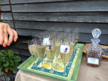 Lavender Champagne Cocktail