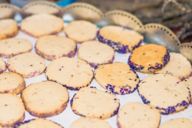 Lavender Shortbread Cookies