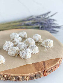 Lavender Snowball Cookies